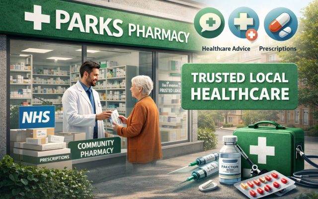 Parks Pharmacy providing trusted local healthcare services and prescription support