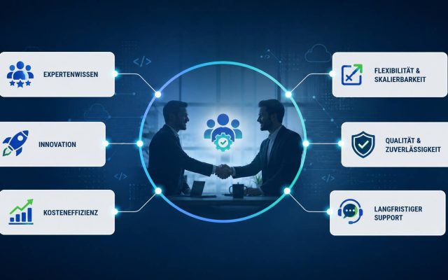 Die wichtigsten Vorteile der Zusammenarbeit mit einem Softwareentwicklung Dienstleister