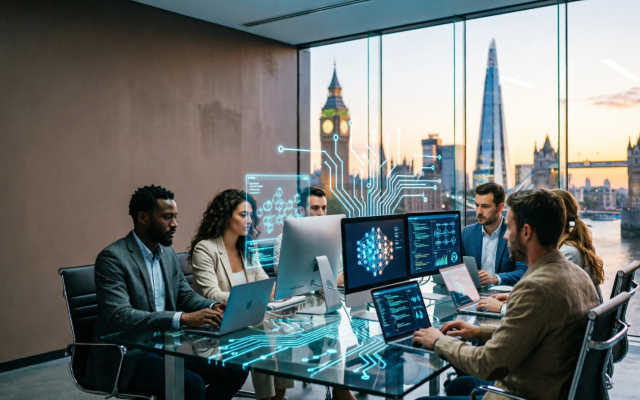AI software development helping UK businesses improve operations and decision making
